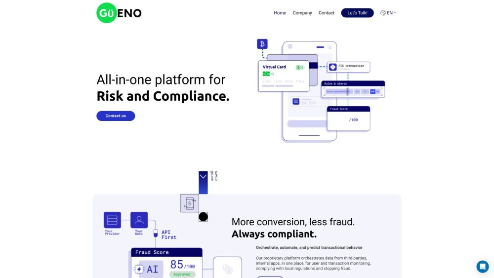 Güeno | Plataforma para Prevención de Fraude y Compliance