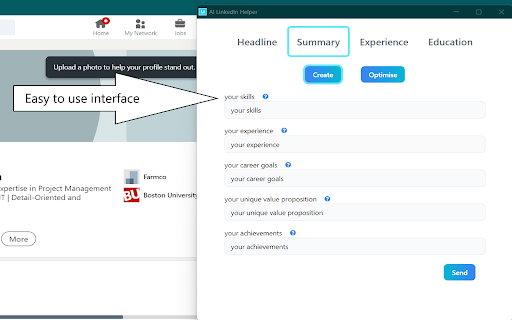 AI LinkedIn Helper - Chrome Extension