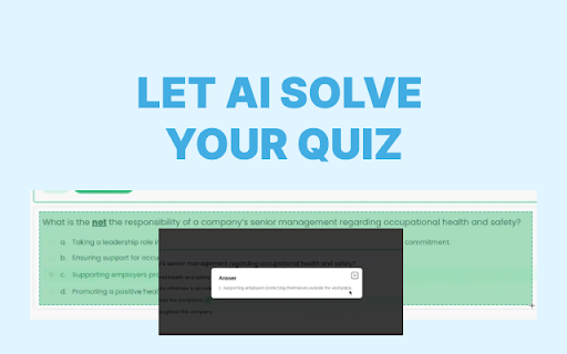 Quiz Helper AI - Chrome Extension