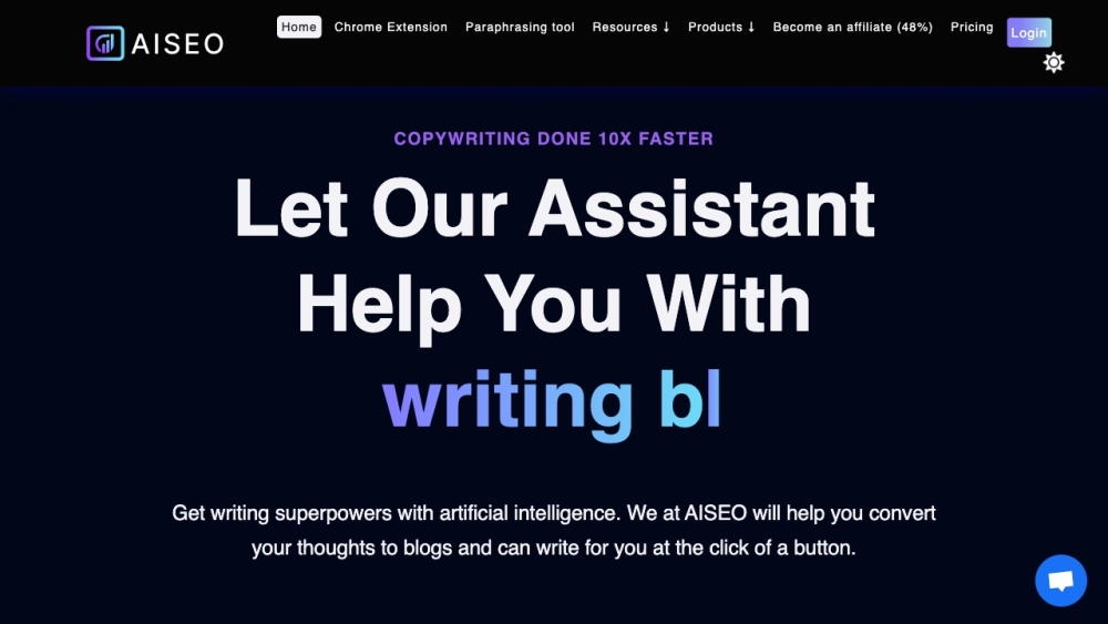 AISEO - AI writing assistant, Copywriting &amp; Paraphrasing Tool