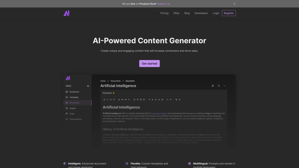 AI Writa - Free AI Writer - Text Generator &amp; AI Copywriting Assistant