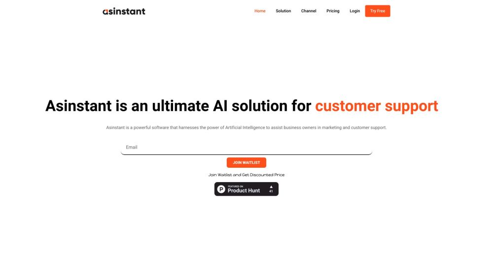 AsInstant - AI for Customer Support &amp; Marketing