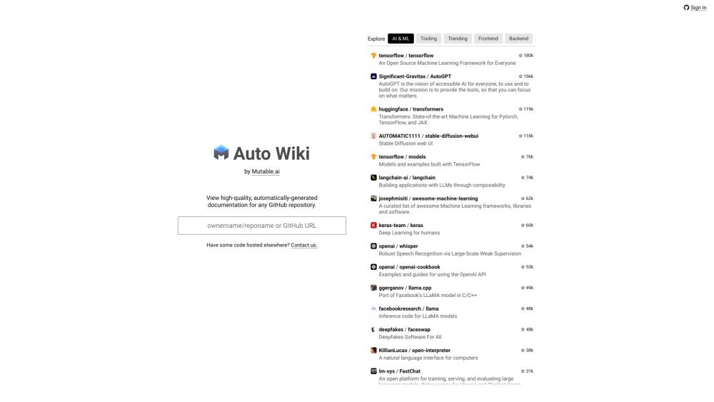 Mutable.ai Auto Wiki