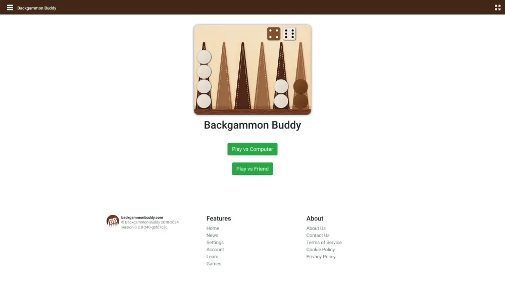 Backgammon Buddy