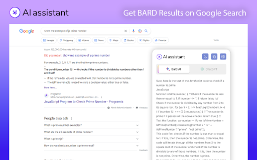 Bard for Google - Chrome Extension