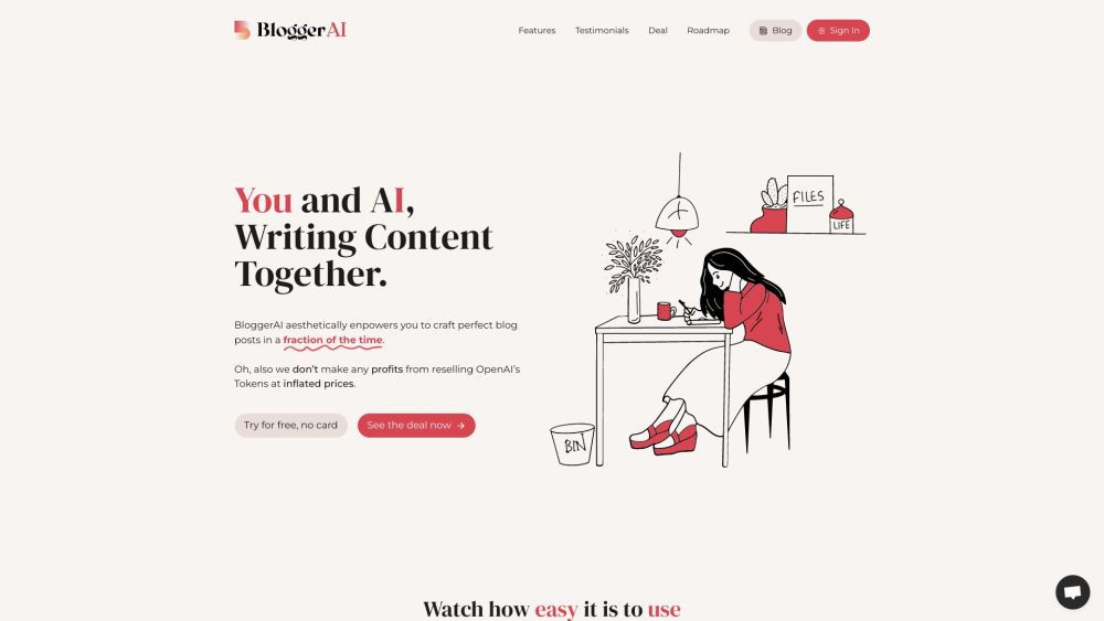 BloggerAI - AI Content Writing Tool