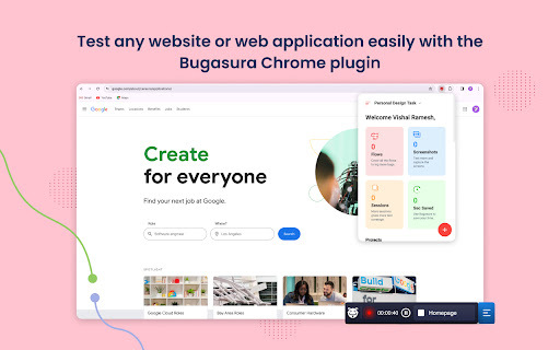 Bugasura - Chrome Extension