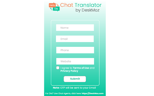 Chat Translator by DeskMoz - Chrome Extension