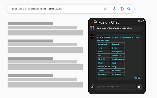 Fusion Chat - Chrome Extension