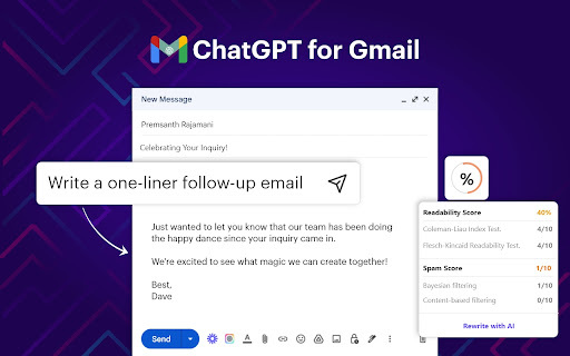 Gmail AI Assistant - Chrome Extension