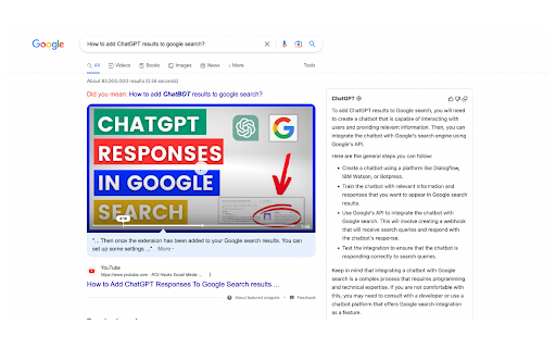 ChatGPT Extension - Chrome Extension