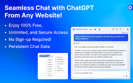 ChatGPT2Help - Chrome Extension