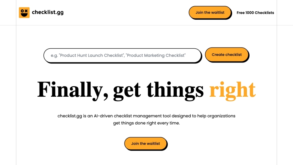checklist.gg