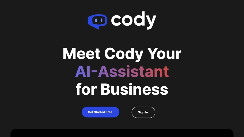 Cody - Business AI Employee Trained on Your Knowledge Base