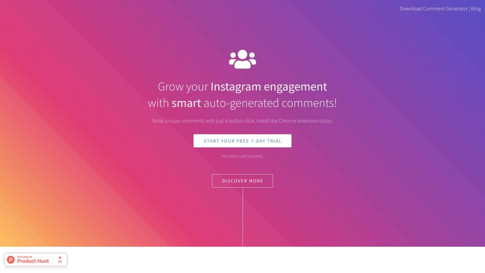 Comment Generator for Instagram