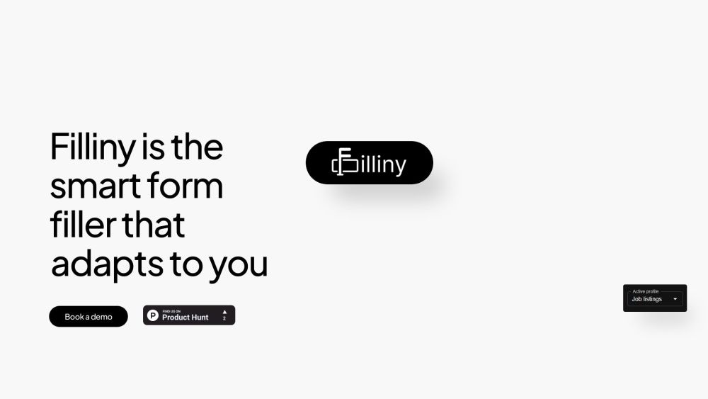 Filliny | AI-powered form filler