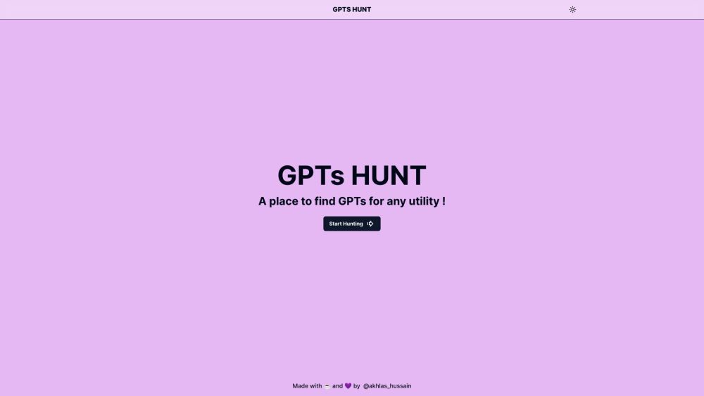 GPTsHunt