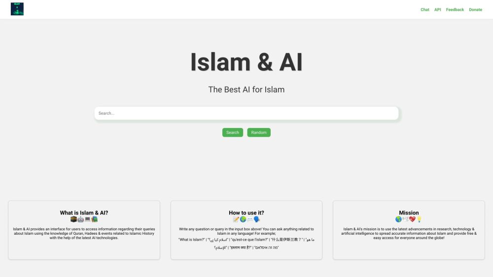 Islam &amp; AI