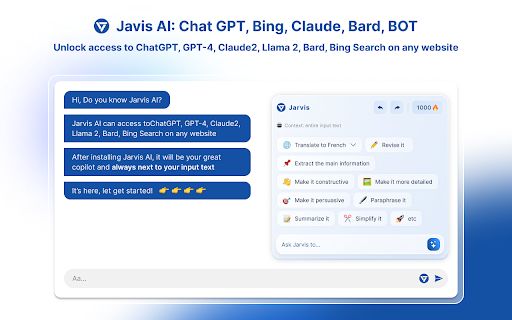 Jarvis AI Assistant - Chrome Extension