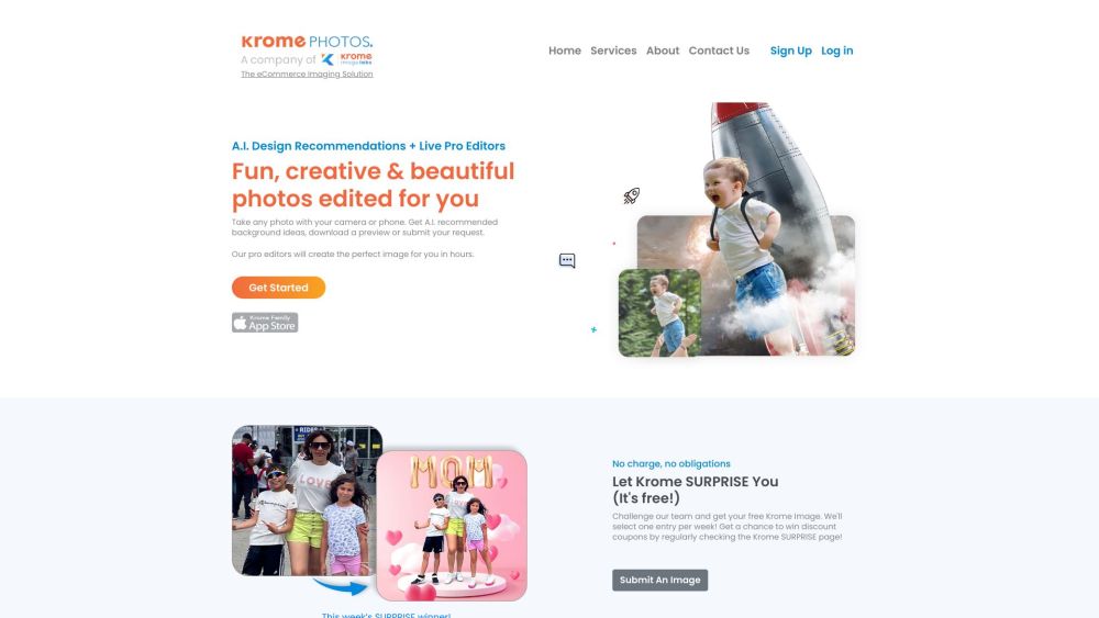 Krome Photos: Ecommerce &amp; Family Photo Editing Services