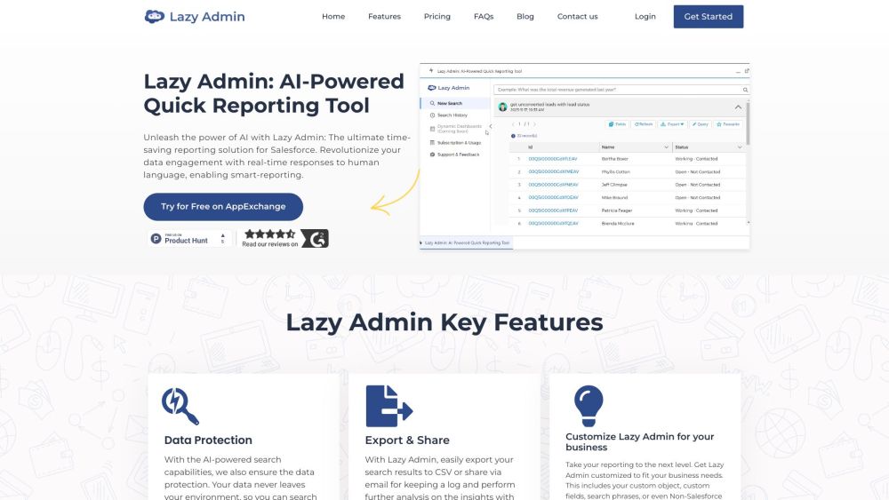 Lazy Admin: AI-Powered Quick Reporting Tool