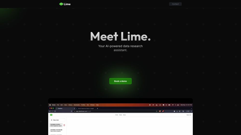 Lime - Your AI-powered data research assistant