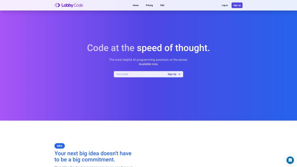 Lobby Code - The Most Helpful Coding Assistant on Earth