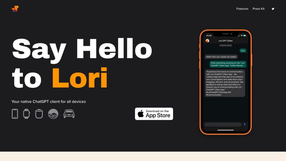 Lori GPT: Your native GPT Client for iOS