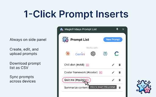 AI Prompt Manager - Chrome Extension