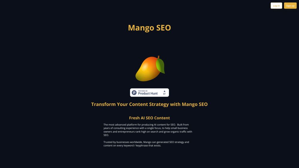 Mango SEO AI