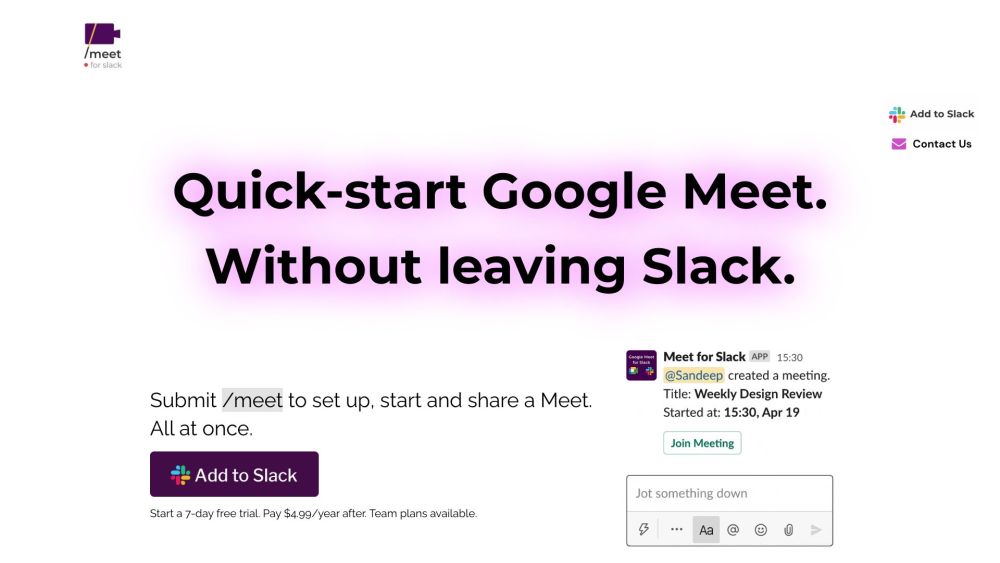 Meet for Slack