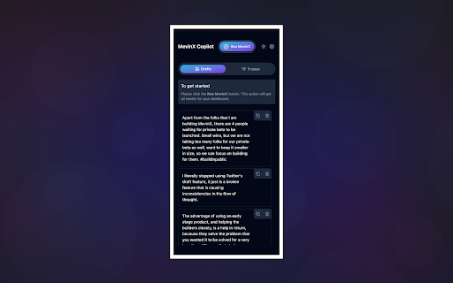 MevinX - Chrome Extension