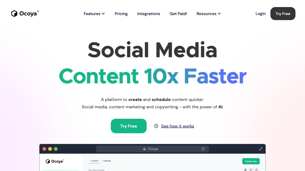 Ocoya: AI Social Media Management