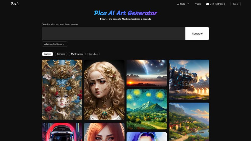 Pica AI Art Generator