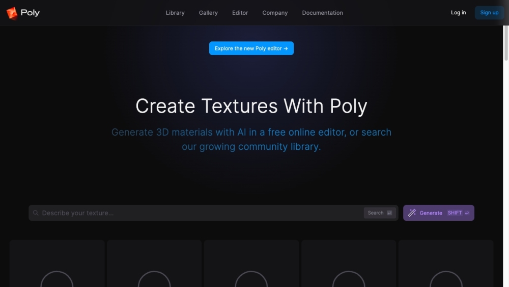 Poly: AI Texture Engine