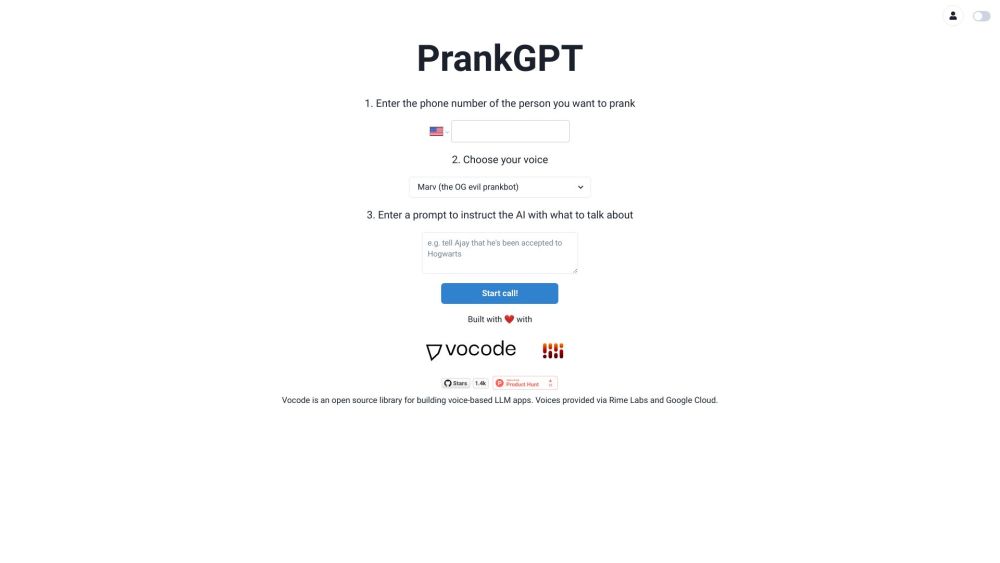 PrankGPT