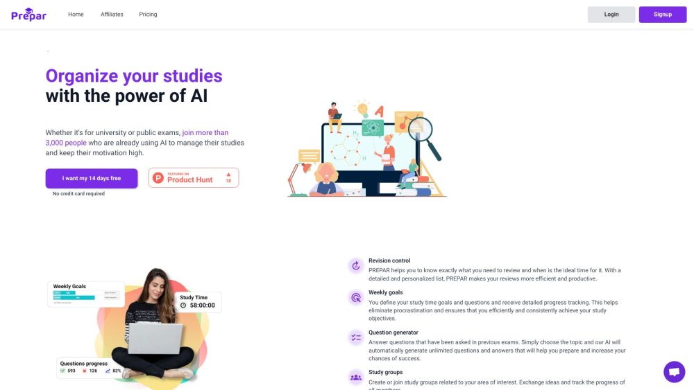 Prepar | Intelligent Study Management