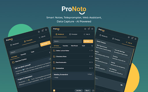 ProNoto - Chrome Extension