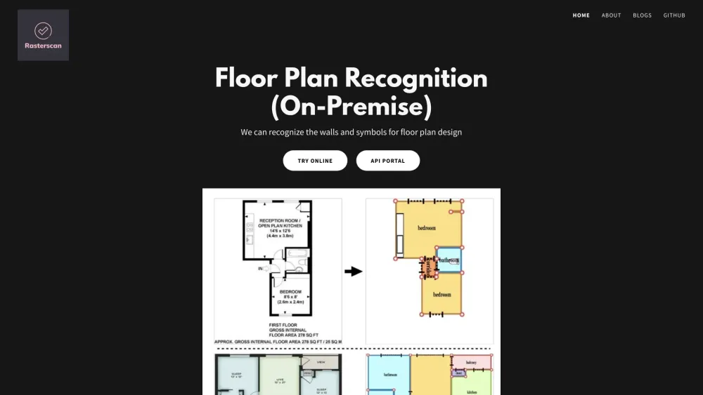 On-Premise Floor Plan Recognition