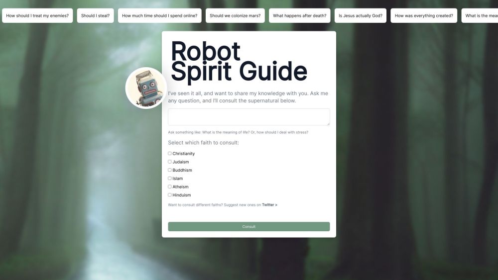 Robot Spirit Guide