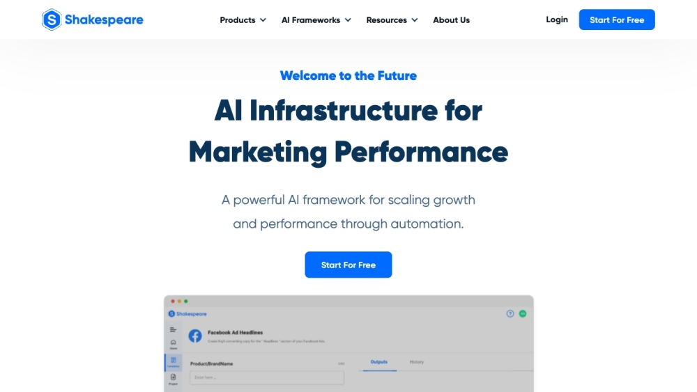 Shakespeare - Your AI Marketing Expert