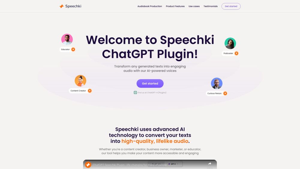 Speechki ChatGPT Plugin