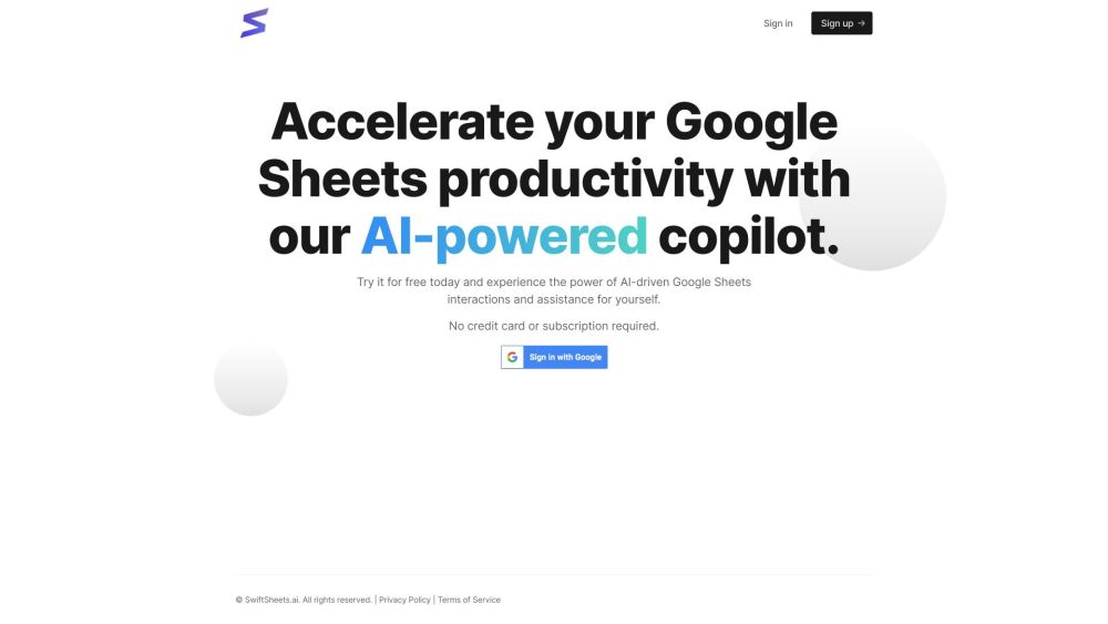 SwiftSheets.ai