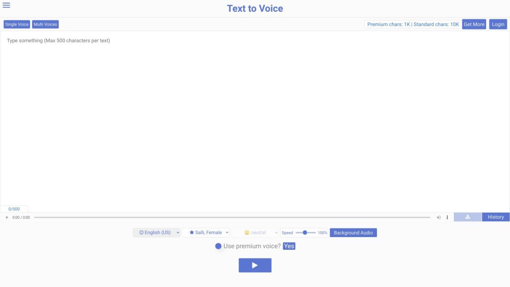 Online Text to Speech with Emotions