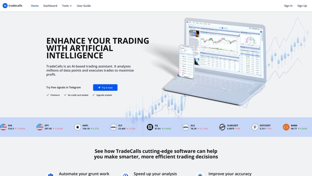 TradeCalls - AI powered trading advisor