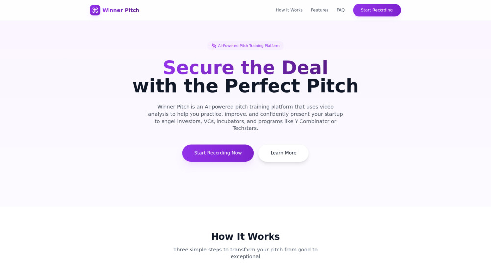 Winner Pitch